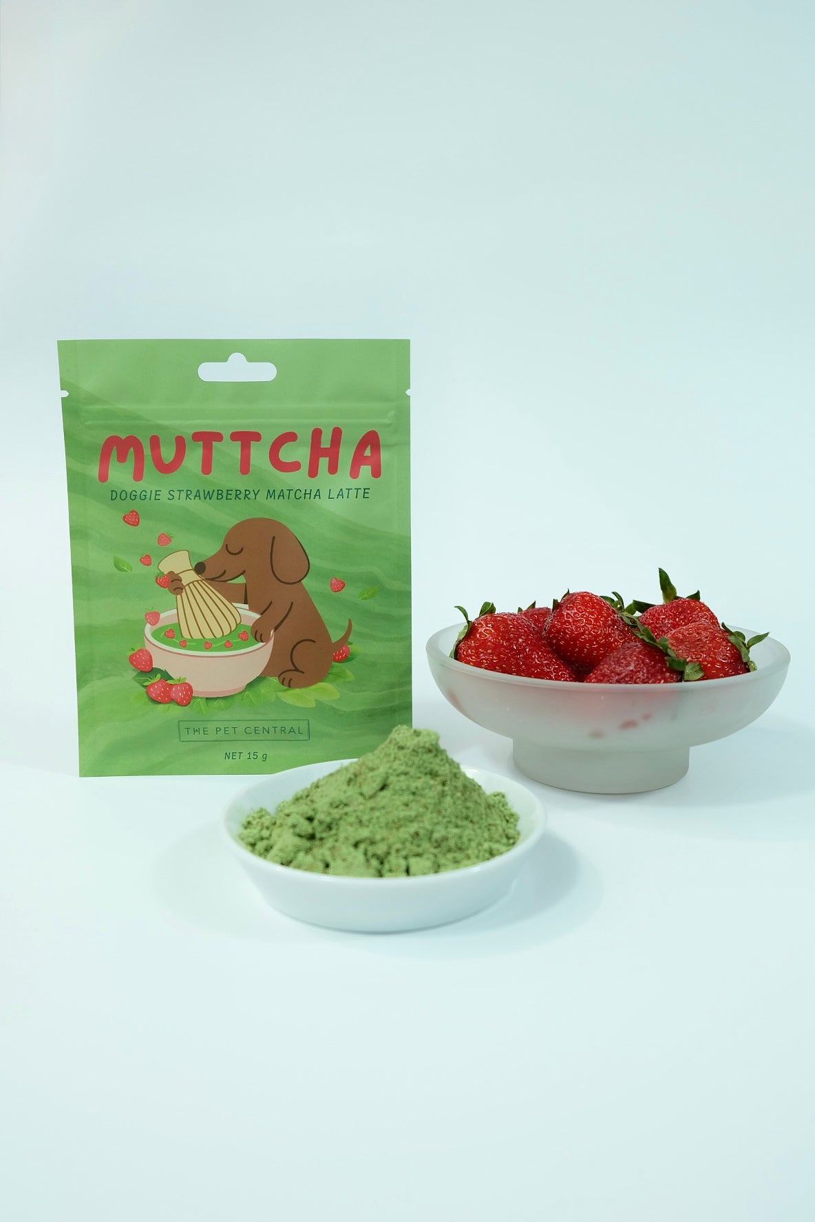 Strawberry Muttcha® Doggie Strawberry Latte