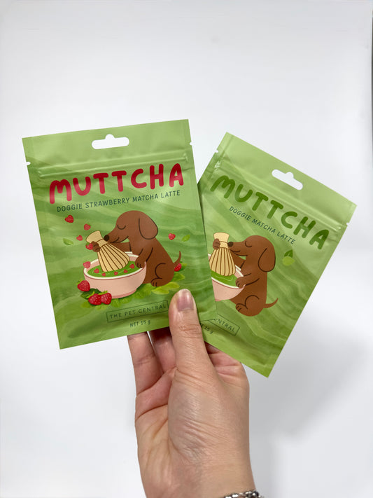 Strawberry Muttcha® Doggie Strawberry Latte